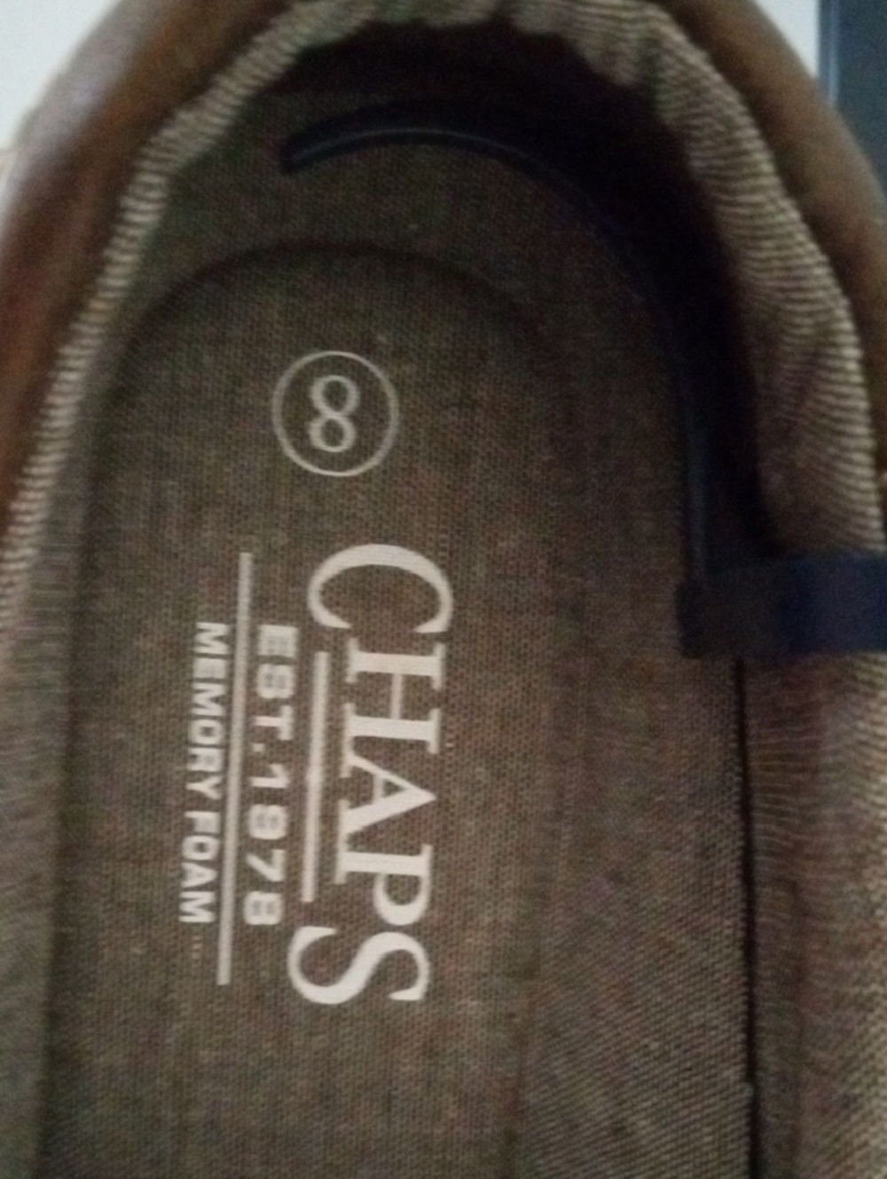 NWT Chaps Men’s Durable and Flexible Lace Shoes with Memory Foam Size 8 - Picture 7 of 14